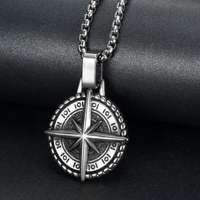 New Personality Men's Sailor Cross Alloy Cross Pendant