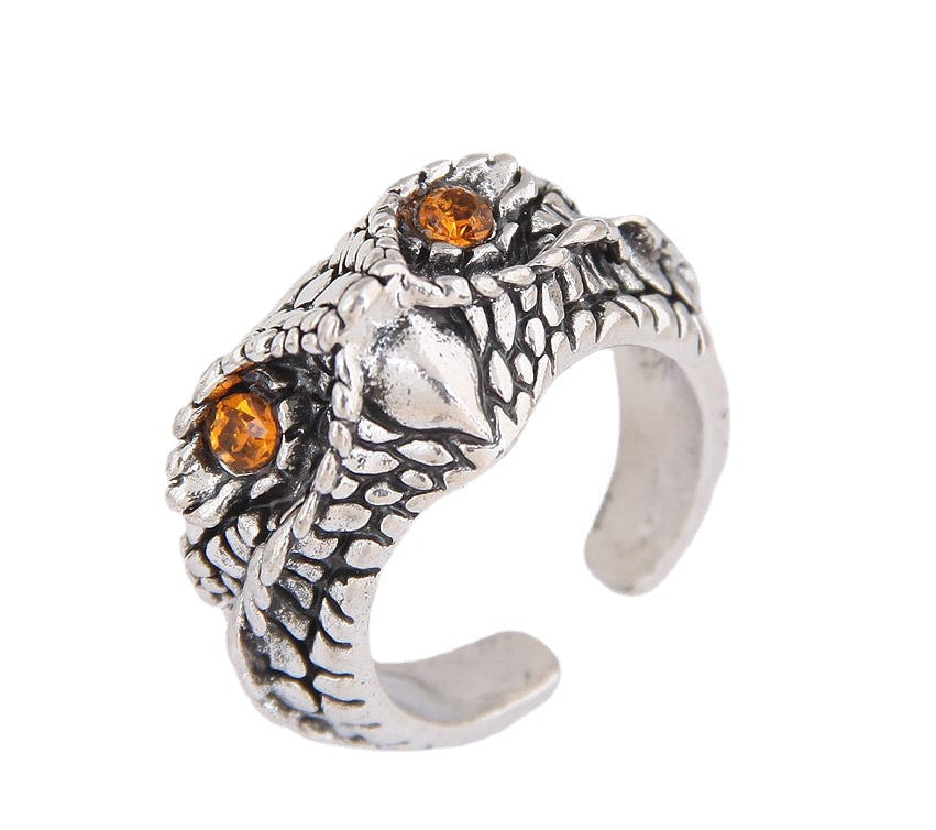 Punk Style Ring Men's Personality Retro Fashion Adjustable