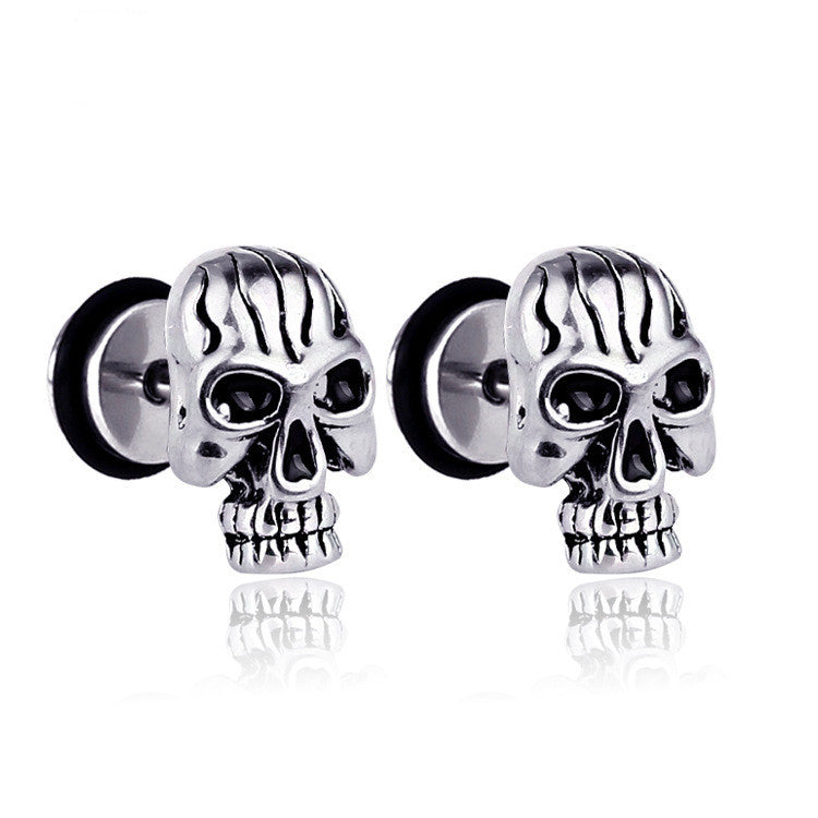 Vintage skull earrings