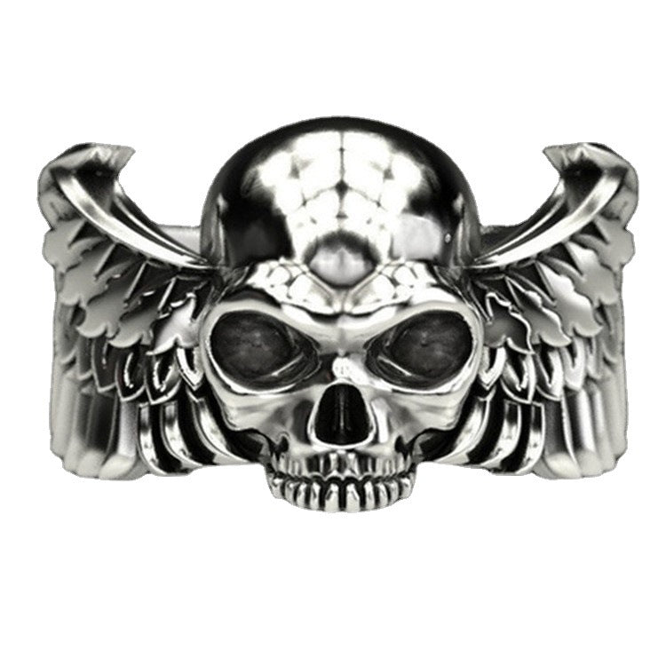 Mens Fashion Personality Punk Skull Ring