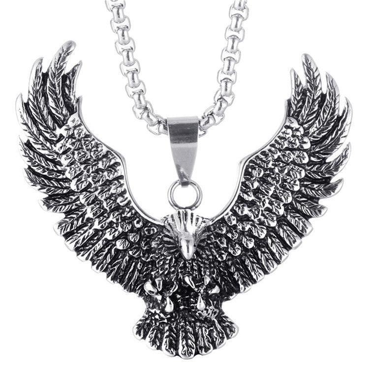 Fashion Eagle Pendant Punk Necklace Vintage