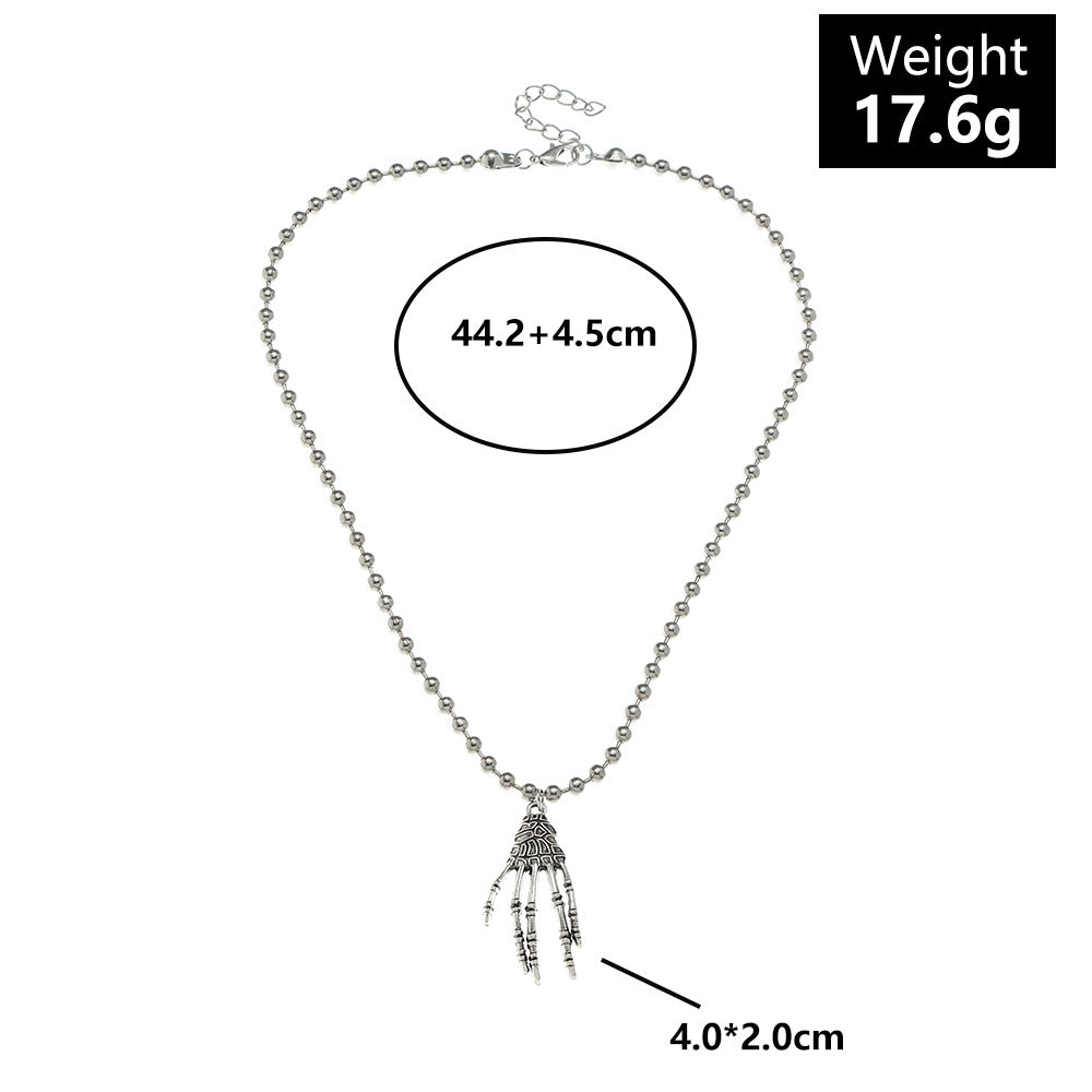 Punk Hip-hop Style Necklace Exaggerated Personality Metal
