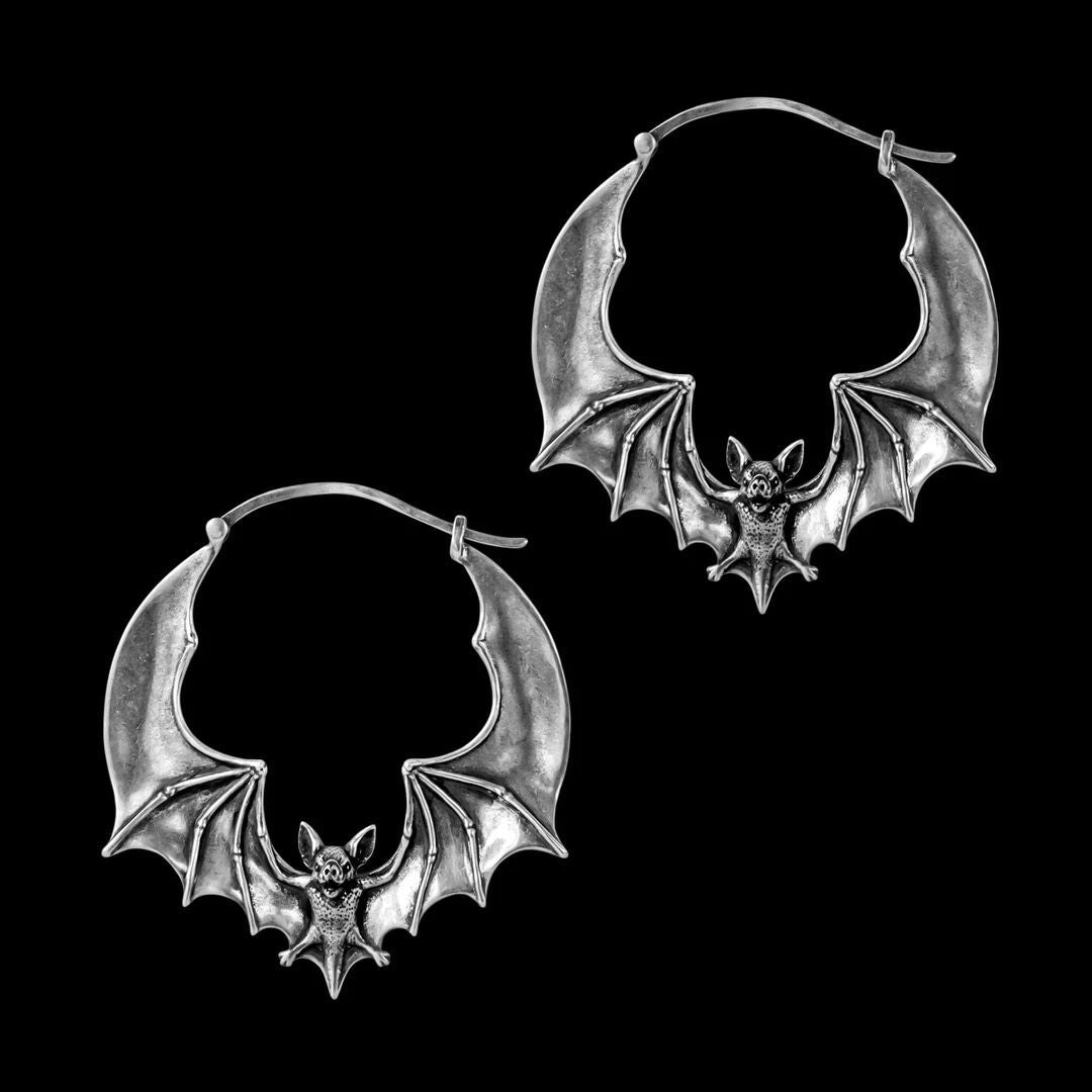 European And American Punk Bat Exaggerated Earrings
