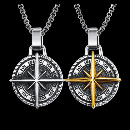 New Personality Men's Sailor Cross Alloy Cross Pendant