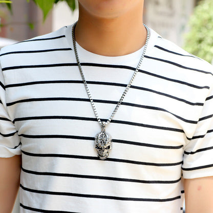 Skull Pendant Necklace Men's Pendant Jewelry