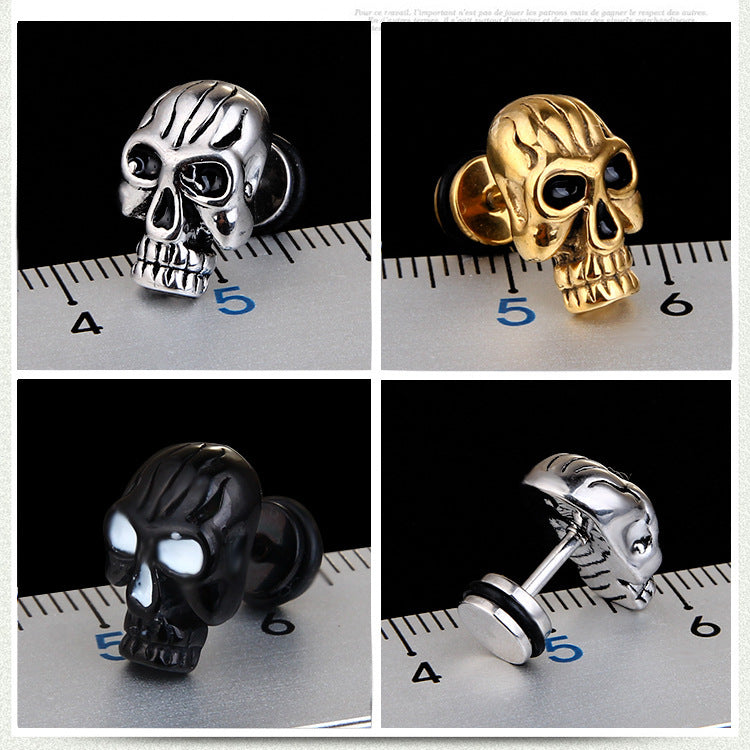Vintage skull earrings