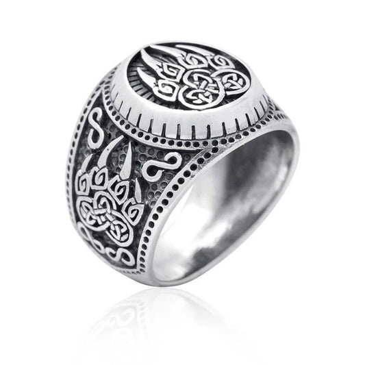 Men's punk stainless steel ring