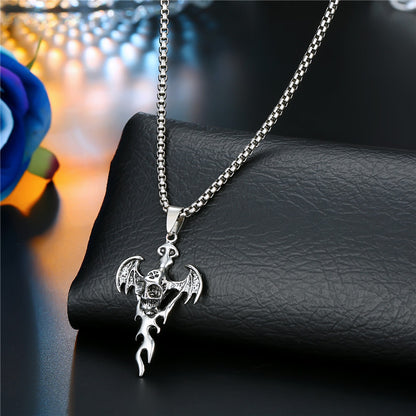 Personality Punk Stainless Steel Sweater Chain