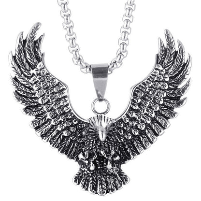 Fashion Eagle Pendant Punk Necklace Vintage